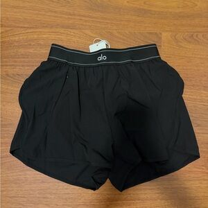 ALO Yoga Women's Athletic Black Shorts
